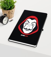 Kişiye Özel La Casa De Papel Siyah Defter - 26