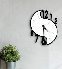 BK Gift Dekoratif 45cm Ahşap Duvar Saati-152