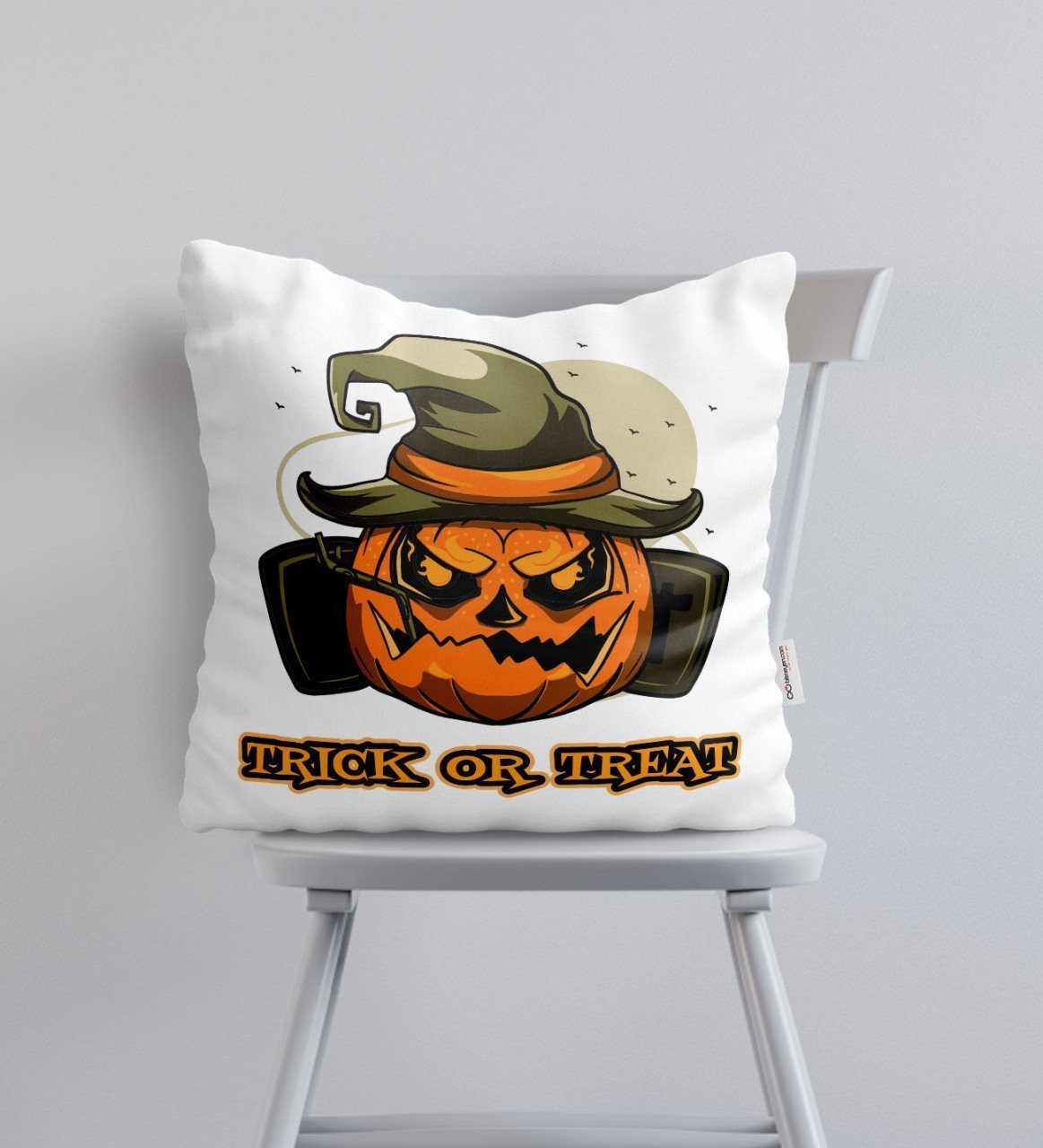 BK Gift Halloween Trick or Treat Tasarımlı Yastık-1