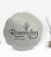 Kişiye Özel İsimli Romatolog Uzmanı Tasarımlı Dekoratif Kırlent Yastık-1