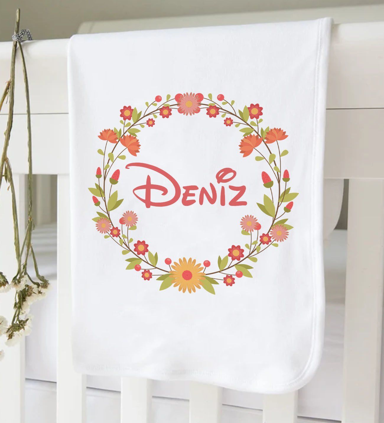 BK Kids Kişiye Özel İsimli 6 Parça Bebek Body Zıbın Battaniye ve Yastık Hediye Seti, Yeni Doğan Bebek Giyim Hediyesi-8