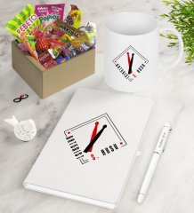 Kişiye Özel Baterist Nostaljik Lezzetler Defter Kalem Kupa Hediye Seti-1