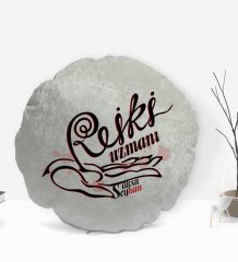 Kişiye Özel İsimli Reiki Uzmanı Tasarımlı Dekoratif Kırlent Yastık-2