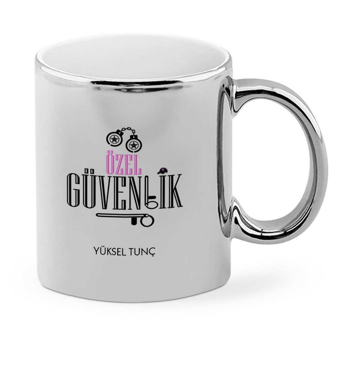Kişiye Özel Mesleki Özel Güvenlik Krom Kupa Bardak - 2