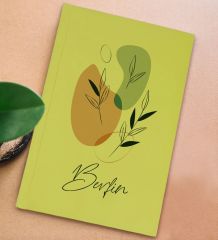 BK Gift Kişiye Özel İsimli Sarı Sert Kapaklı Defter ve Middle Kupa Seti, Arkadaşa Hediye, Yeni İş Hediyesi, Doğum Günü Hediyesi-12