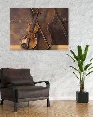 BK Home Kemanın Notaları Tasarımlı Kanvas Tablo 50x70cm