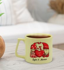 BK Gift Kişiye Özel Sevgili İsimli Pastel Sarı Middle Kupa Bardak, Arkadaşa Hediye, Ev Hediyesi, Doğum Günü Hediyesi, Ofis Hediyesi-2