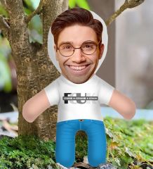 BK Gift Kişiye Özel Fcuk Tasarımlı Erkek Bebek Yastık-1