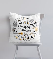 BK Gift Happy Halloween Tasarımlı Yastık-5