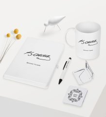 Kişiye Özel Atatürk Temalı Beyaz Defter Kalem Kupa Ayna Seti - 6