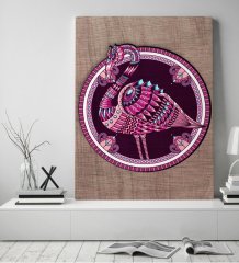 BK Home Flamingo Tasarımlı Kanvas Tablo 50x70cm-1