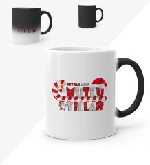 Kişiye Özel Mutlu Yıllar Sihirli Kupa Bardak - 5