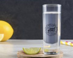 Kişiye Özel Renkli Baskılı İsimli Vodka Bardağı-28