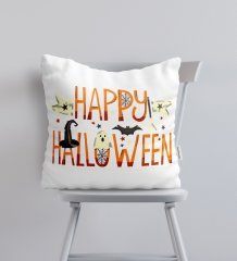 BK Gift Happy Hallowen Tasarımlı Yastık-4