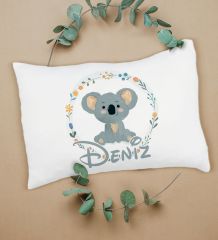 BK Kids Kişiye Özel İsimli Bebek Battaniye ve Yastık Hediye Seti, Yeni Doğan Bebek Hediyesi, Bebek Uyku Seti-29