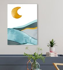 BK Gift Otel Odası Konseptli Kanvas Tablo 50x70cm-36