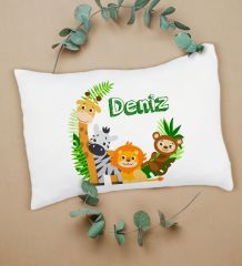 BK Kids Kişiye Özel İsimli Bebek Battaniye ve Yastık Hediye Seti, Yeni Doğan Bebek Hediyesi, Bebek Uyku Seti-27