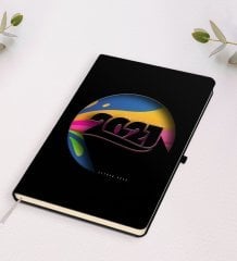 Kişiye Özel 2023 Mutlu Yıllar Siyah Defter-10