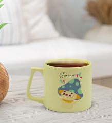 BK Gift Kişiye Özel İsimli Pastel Sarı Middle Kupa Bardak, Arkadaşa Hediye, Ev Hediyesi, Doğum Günü Hediyesi, Ofis Hediyesi-18