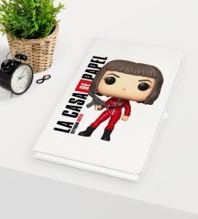 Kişiye Özel La Casa De Papel Beyaz Defter - 29