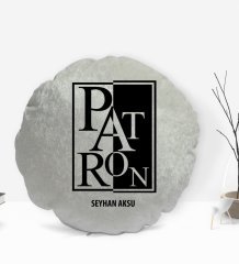 Kişiye Özel İsimli Patron Tasarımlı Dekoratif Kırlent Yastık-10