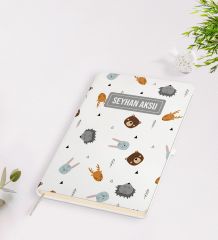 Kişiye Özel İsimli Beyaz Defter-9