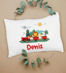 BK Kids Kişiye Özel İsimli Bebek Battaniye ve Yastık Hediye Seti, Yeni Doğan Bebek Hediyesi, Bebek Uyku Seti-25