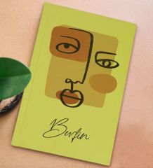 BK Gift Kişiye Özel İsimli Sarı Sert Kapaklı Defter ve Middle Kupa Seti, Arkadaşa Hediye, Yeni İş Hediyesi, Doğum Günü Hediyesi-1