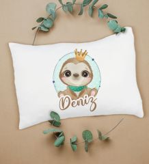 BK Kids Kişiye Özel İsimli Bebek Battaniye ve Yastık Hediye Seti, Yeni Doğan Bebek Hediyesi, Bebek Uyku Seti-24