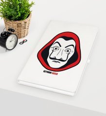 Kişiye Özel La Casa De Papel Beyaz Defter - 26