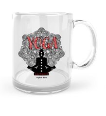 Kişiye Özel Mesleki Yoga Eğitmeni Cam Kupa Bardak - 2