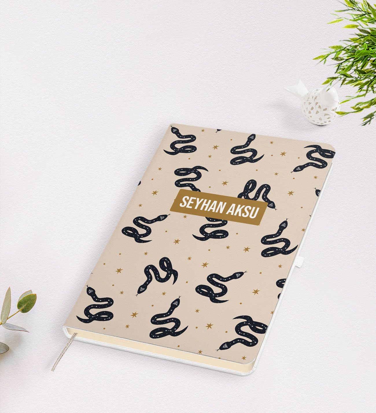 Kişiye Özel İsimli Beyaz Defter-7