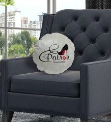 Kişiye Özel İsimli Patron Tasarımlı Dekoratif Kırlent Yastık-1