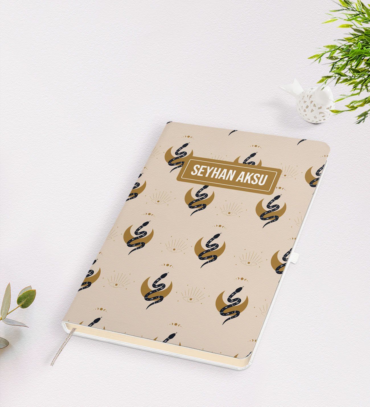 Kişiye Özel İsimli Beyaz Defter-5