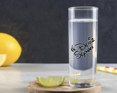 Kişiye Özel Renkli Baskılı İsimli Vodka Bardağı