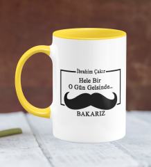 Kişiye Özel Babalar Günü Temalı Sarı Kupa Bardak 31-351S