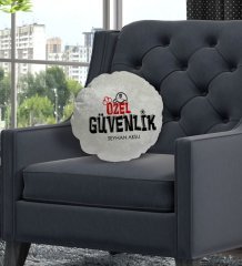 Kişiye Özel İsimli Özel Güvenlik Tasarımlı Dekoratif Kırlent Yastık-1