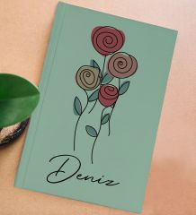 BK Gift Kişiye Özel İsimli Yeşil Sert Kapaklı Defter ve Middle Kupa Seti, Arkadaşa Hediye, Yeni İş Hediyesi, Doğum Günü Hediyesi-22