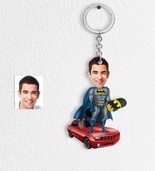 Kişiye Özel Batman Karikatür Anahtarlık