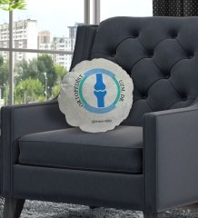 Kişiye Özel İsimli Ortopedist Tasarımlı Dekoratif Kırlent Yastık-2