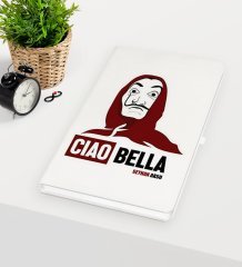 Kişiye Özel La Casa De Papel Beyaz Defter - 17