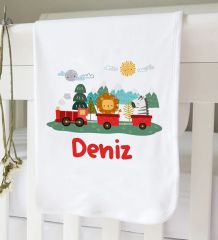 BK Kids Kişiye Özel 10 Parça Beyaz Hastane Çıkışı Battaniye ve Yastık Hediye Seti, Yeni Doğan Bebek Giyim Hediyesi-25