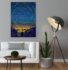 BK Home Düşlerdeki Kız Tasarımlı Kanvas Tablo 70x100cm