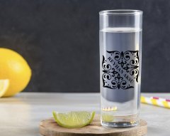 Kişiye Özel Renkli Baskılı İsimli Vodka Bardağı-10