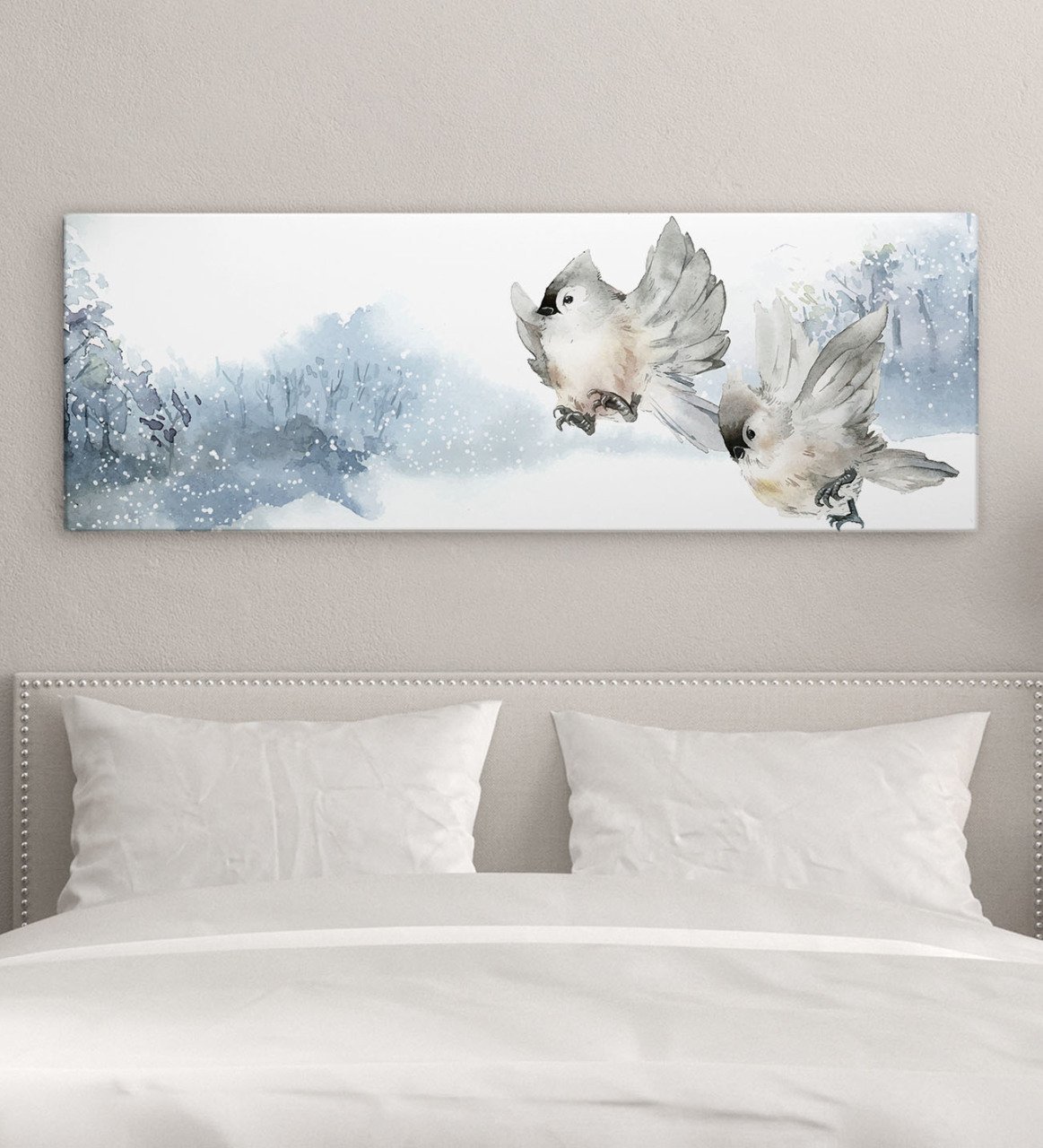 BK Gift Yatak Odası Konseptli Panorama Kanvas Tablo 100x35cm-14
