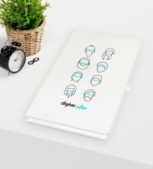 Kişiye Özel La Casa De Papel Beyaz Defter - 15