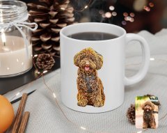 Kişiye Özel Tam Boy Köpek Karikatürlü Beyaz Kupa Bardak-1