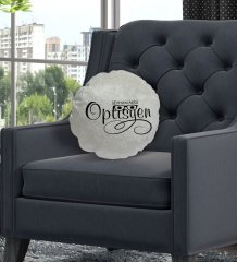 Kişiye Özel İsimli Optisyen Tasarımlı Dekoratif Kırlent Yastık-2