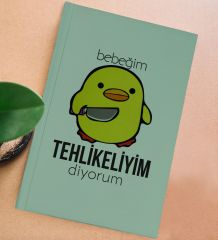 BK Gift Sert Kapaklı Su Yeşili Lastikli Defter , Arkadaşa Hediye, Yeni İş Hediyesi, Doğum Günü Hediyesi-14