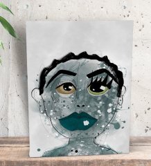 BK Gift Corlina Tasarımlı Dekoratif Mini Kanvas Tablo 15x20cm-1